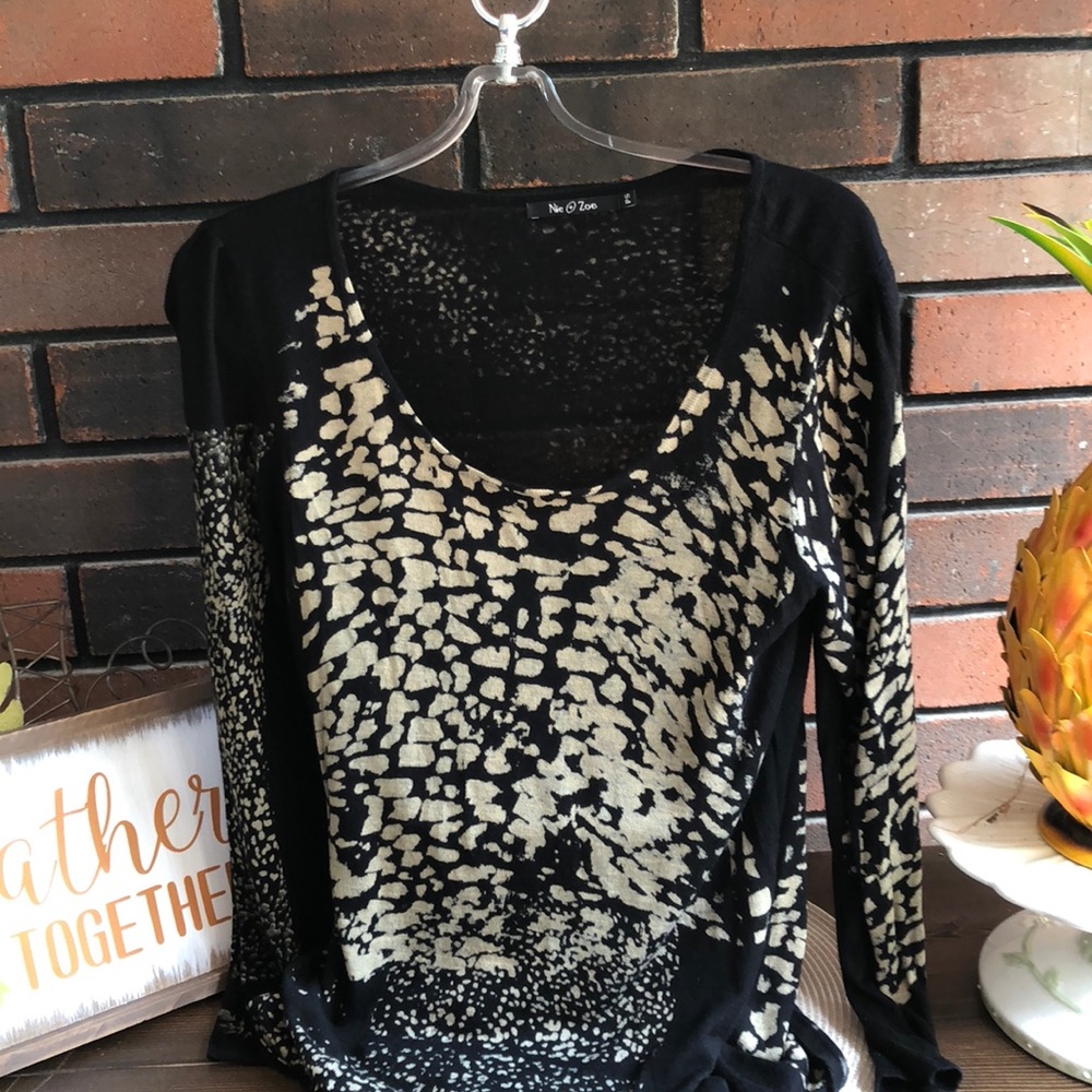 Lovely Knit Top by Nie+Zoe size SP